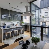 Modern interior of a country townhouse