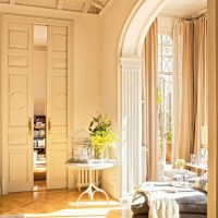 Sunlight on the parquet floor