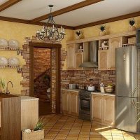 Rustic kitchen design