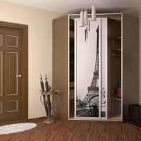 Umbrella stand in the entrance hall of a city apartment