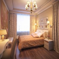 Dressing table in a classic style bedroom