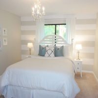 White bedroom in a rural house