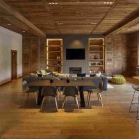 Dining area in the spacious living room