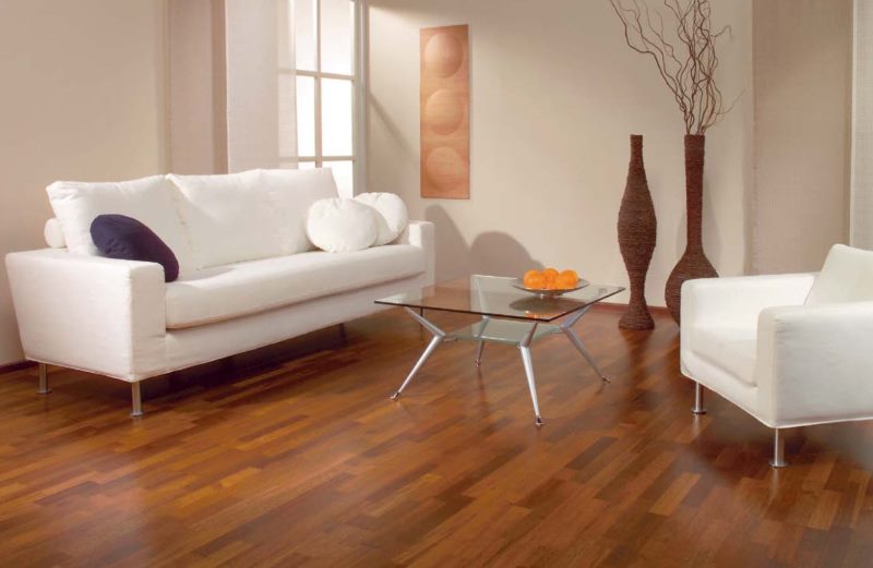 Laminate wood flooring