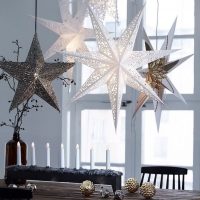 Handmade holiday stars