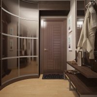 Concave wardrobe doors