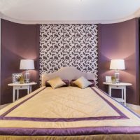 carved decorative elements in the bedroom interior