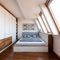 Wardrobes with white doors