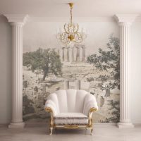 Wall decoration using art painting