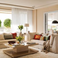 Two sofas in the living room of a private house