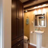 Bathroom of a small country house