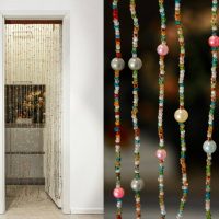 Homemade bead and bead curtains