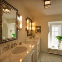 Two washbasins in the bathroom