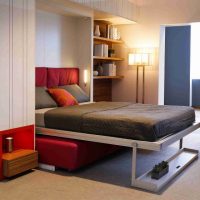 Convertible bed in room design