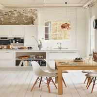 Scandinavian dining area