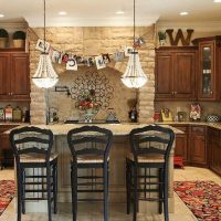 Wooden bar stools