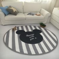 Warm round mat