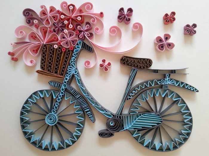 Do-it-yourself quilling bike