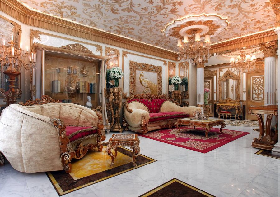 Beautiful oriental style living room