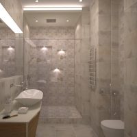 Combined bathroom design