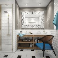 Bathroom design with shower