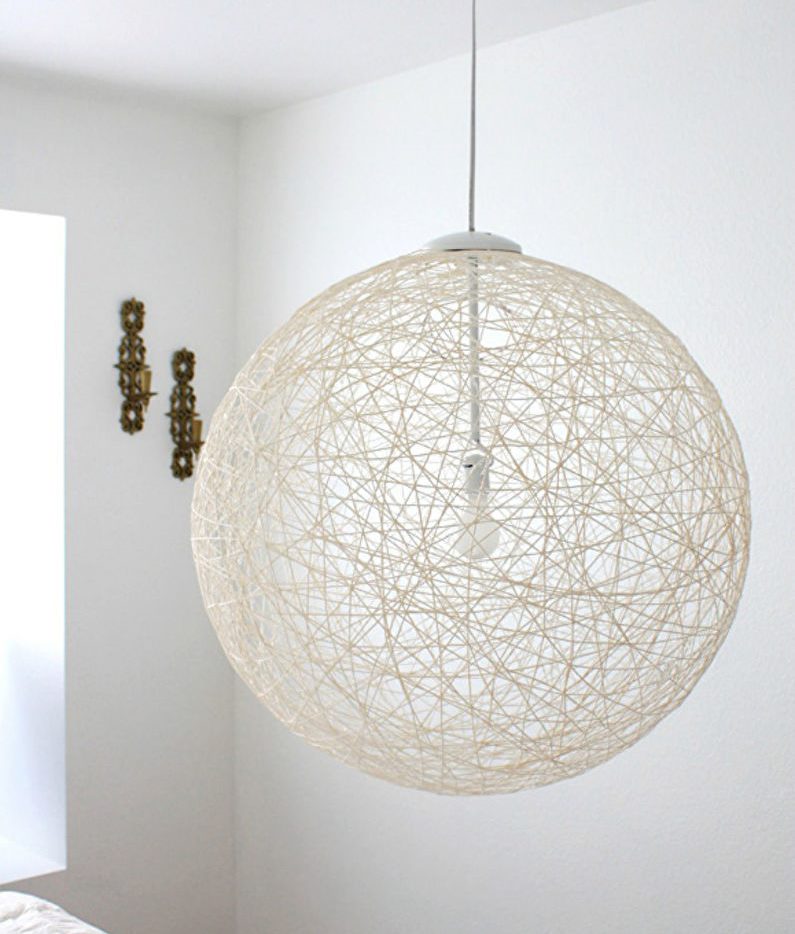 Ball-shaped decorative lampshade