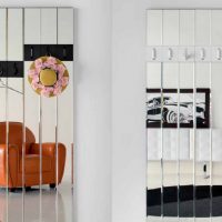 Mirror hangers in the hallway of a country house