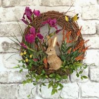 DIY Easter wreath