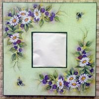 Vintage style photo frame design