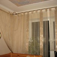 Masking pipes with curtains