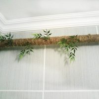 Living branch from a horizontal heating pipe