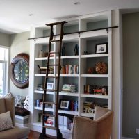 Huge clock on the living room wall