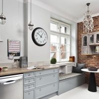 Station clock on a white wall