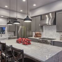 Gray pendant lights