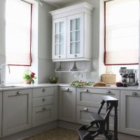 Kitchen design with window wash