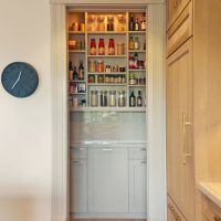 Spice racks in glass jars