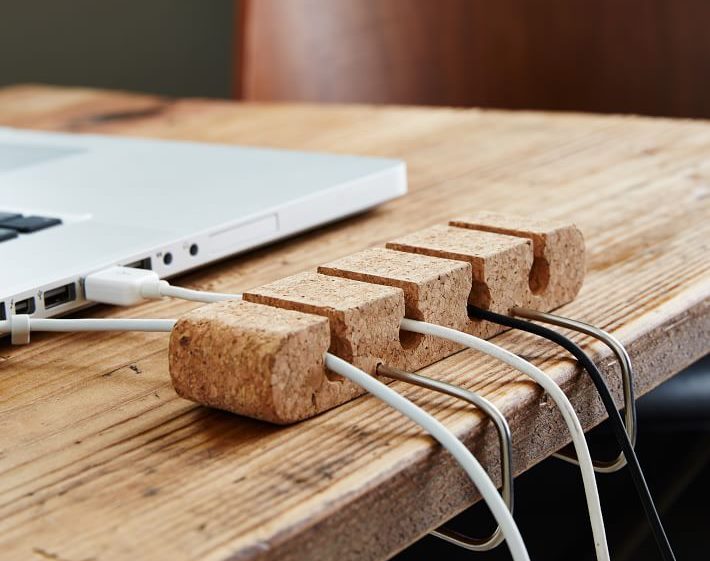 Desk computer fixture