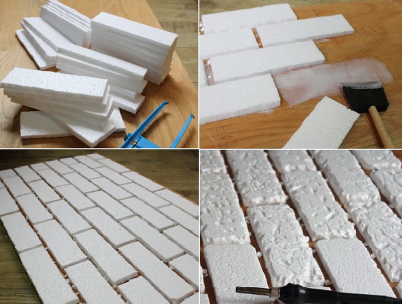 Do-it-yourself foam-making process