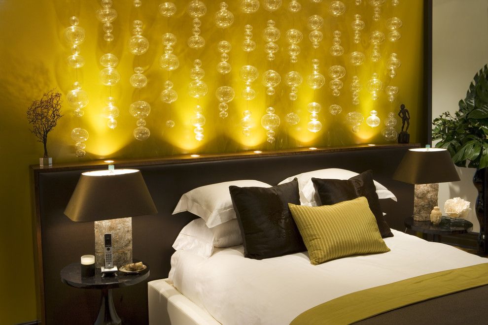 Romantic headboard lighting