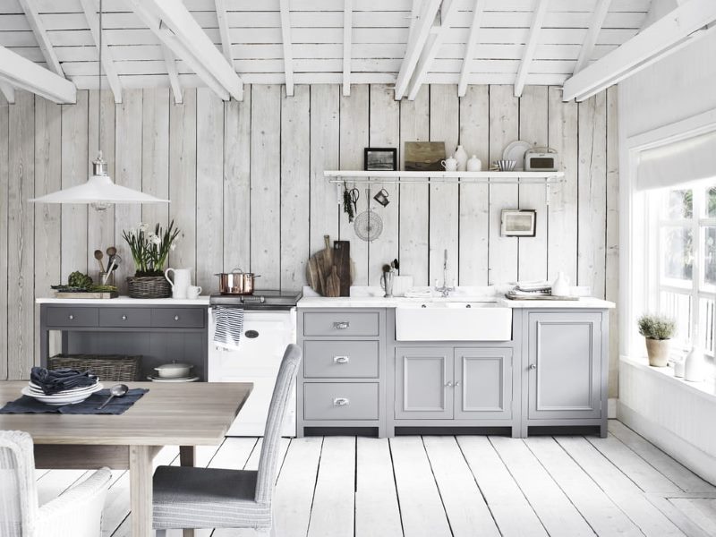 Bright rustic kitchen