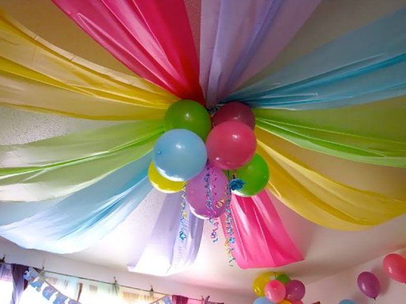 Ceiling decoration for a children's party