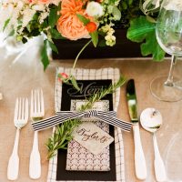 Forks and knives on the dining table