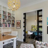 Sliding doors in the interior of the house