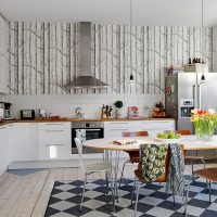 Kitchen design in a country house