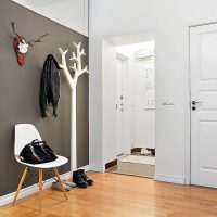 Tree hanger in the hallway of a private house