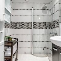 Bathroom design with shower