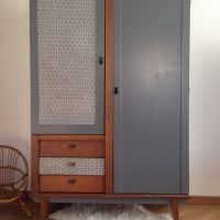 Peindre une armoire en bois avec de la peinture grise