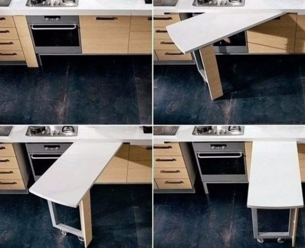 Due to the design, it can easily change its location or fold if necessary.