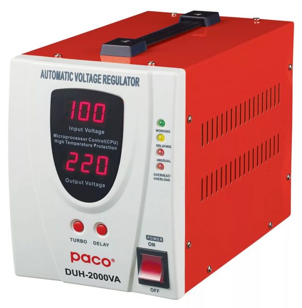 Voltage stabilizer - electronic or electromechanical equipment that has an input and output voltage.