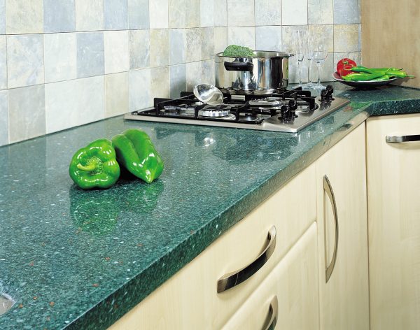 Plastic coated MDF worktops